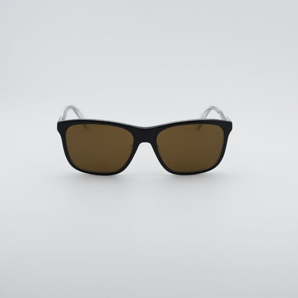 Gucci GG1819S 005 Sunglasses Black Square Frame, Brown Lenses main image 9